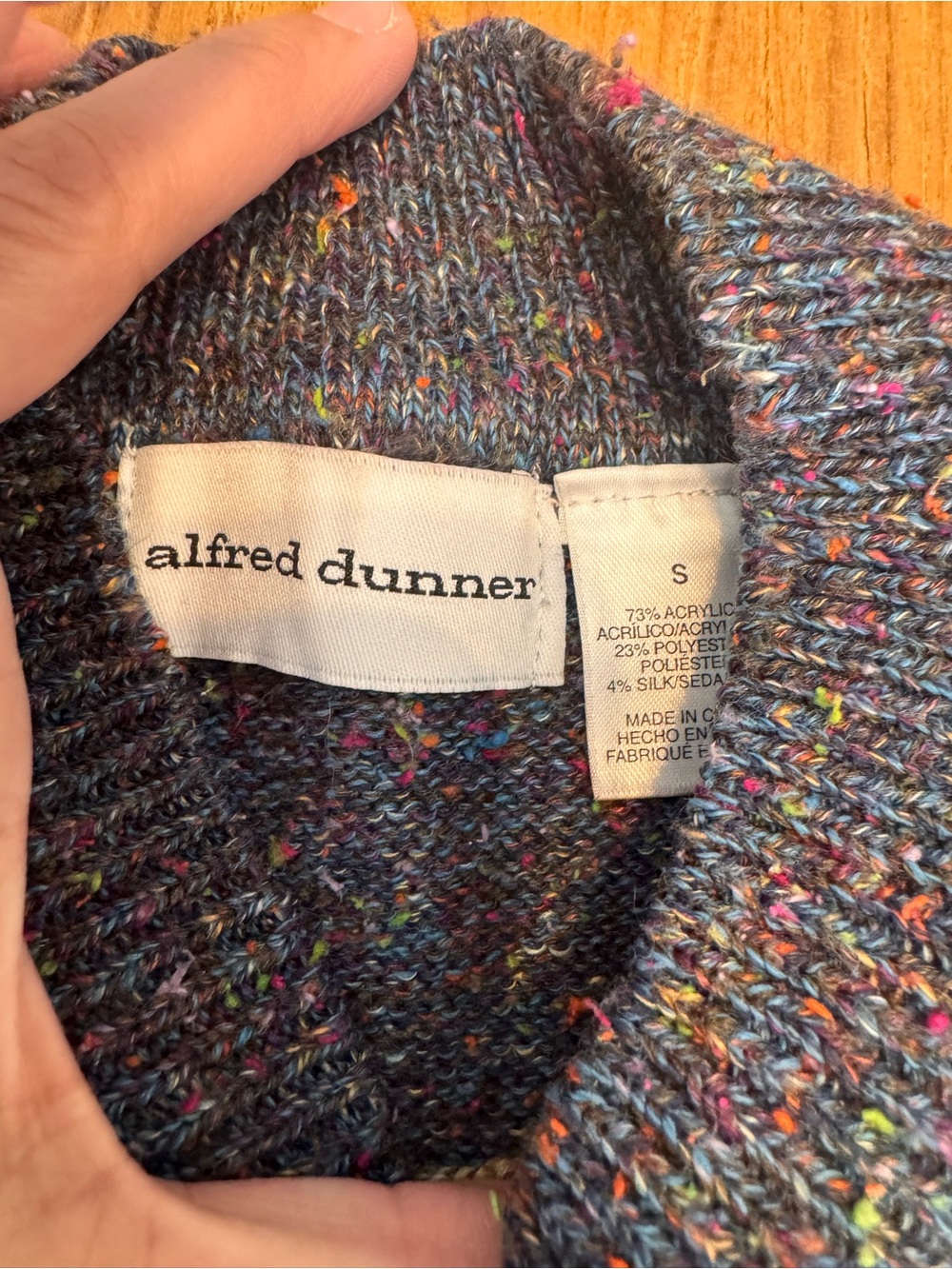 Vintage Alfred Dunner Eclectic Grandpa Sweater Men’s Small - Picture 4 of 7